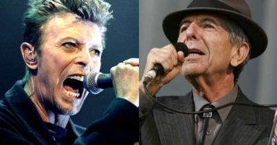 David Bowie és Leonard Cohen a brit zenei díjak jelöltjei között