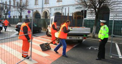 Elkezdődött a Főtér nyugati oldalának a felújítása