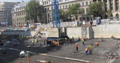 Csökkent az építőipari termelés az első két hónapban