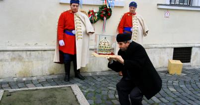 Bocskai-hajdúk utódainak „koronás” zarándoklata