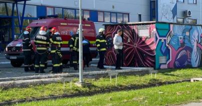 Tűz ütött ki a kolozsvári Tetarom ipari park egyik csarnokában