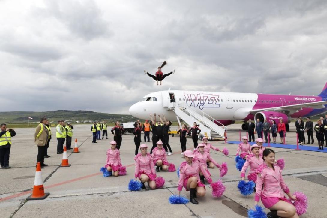 Wizz Air: hétmillió utas 10 év alatt Kolozsvárról