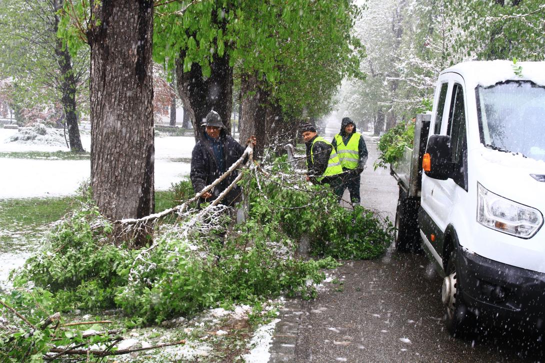 Áprilisi tél – Kolozs megyében nincsenek fennakadások a közutakon