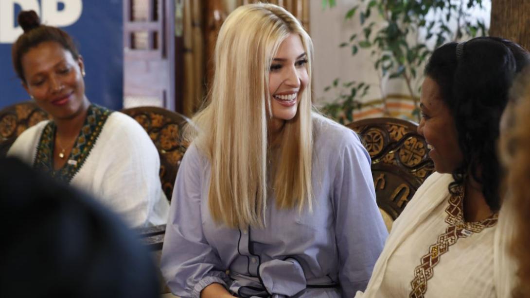 Ivanka Trump Afrikában a nők munkavállalását népszerűsíti