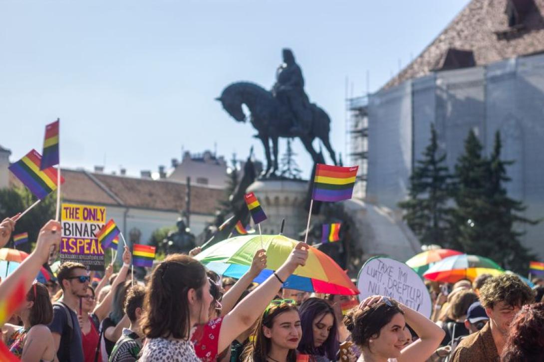 Pride-felvonulás Kolozsváron