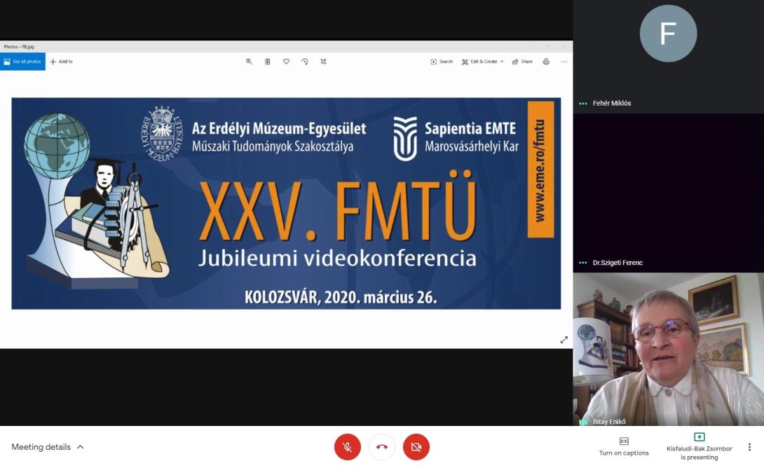 25. FMTÜ - Műszaki konferencia a virtuális térben