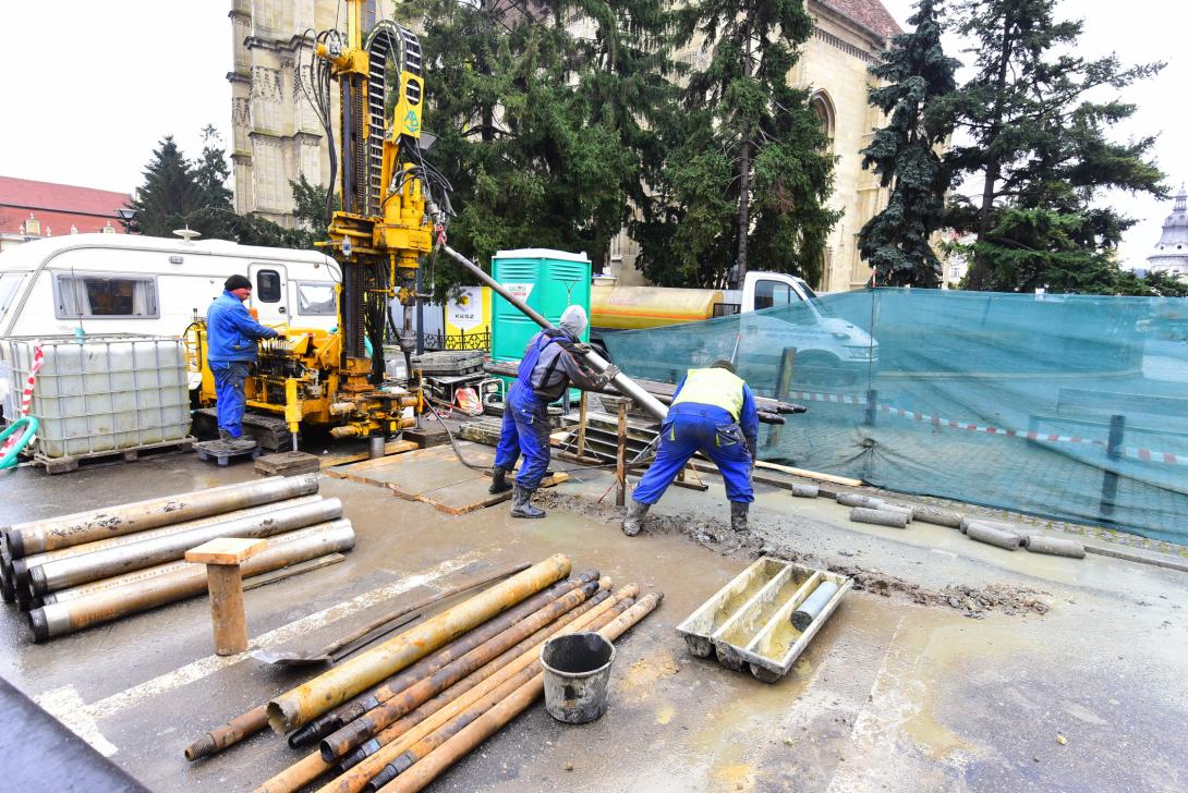 Metró Kolozsváron: a Főtéren is fúrnak