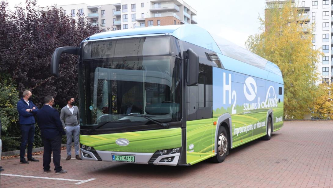 Hidrogénbuszt tesztelnek Kolozsváron is