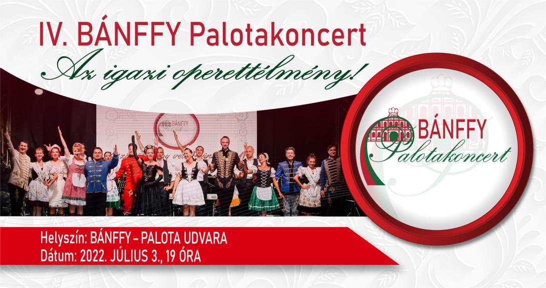 Újabb szabadtéri operettgála a Bánffy-palotában