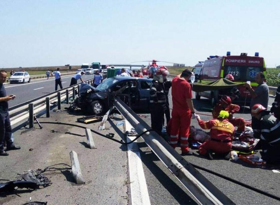 Magyar mentőautó személyzete nyújtott elsősegélyt Kolozs megyében