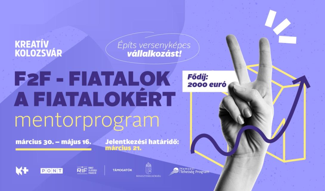 Üzleti mentorprogram fiataloknak 2000 euró fődíjjal